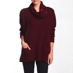 VINCE Oversized Sweater Cowl Turtleneck - Sm/Med